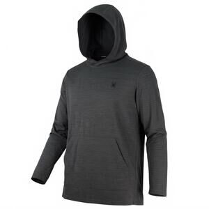 Spyder‎ Men's Lightweight Hoodie Sweatshirt Dark Gray Size XXL